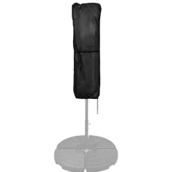 Abdeckplane für Doppel-Sonnenschirm mit LED 460 x 270 cm schwarz | GONSER.CH