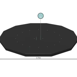 Abdeckplane für Pool 366 cm
