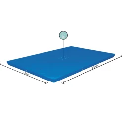 Abdeckplane für Pool 259 x 170 cm