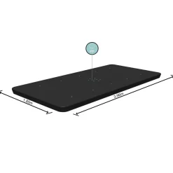 Abdeckplane für Pool 412 x 201 cm