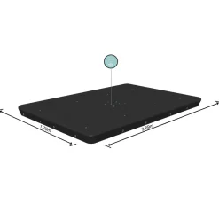 Abdeckplane für Pool 282 x 196 cm