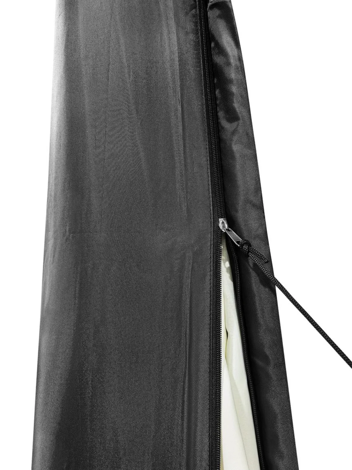 Abdeckplane für Sonnenschirm 350 cm schwarz