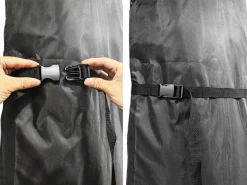 Abdeckplane für Sonnenschirm 300 cm schwarz