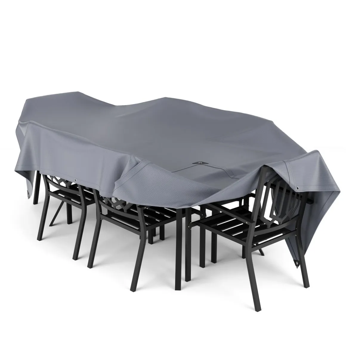 Abdeckplane PVC 450g/m2 grau 3 x 4 m