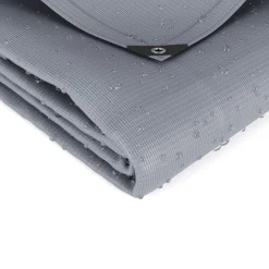 Abdeckplane PVC 450g/m2 grau 5 x 8 m
