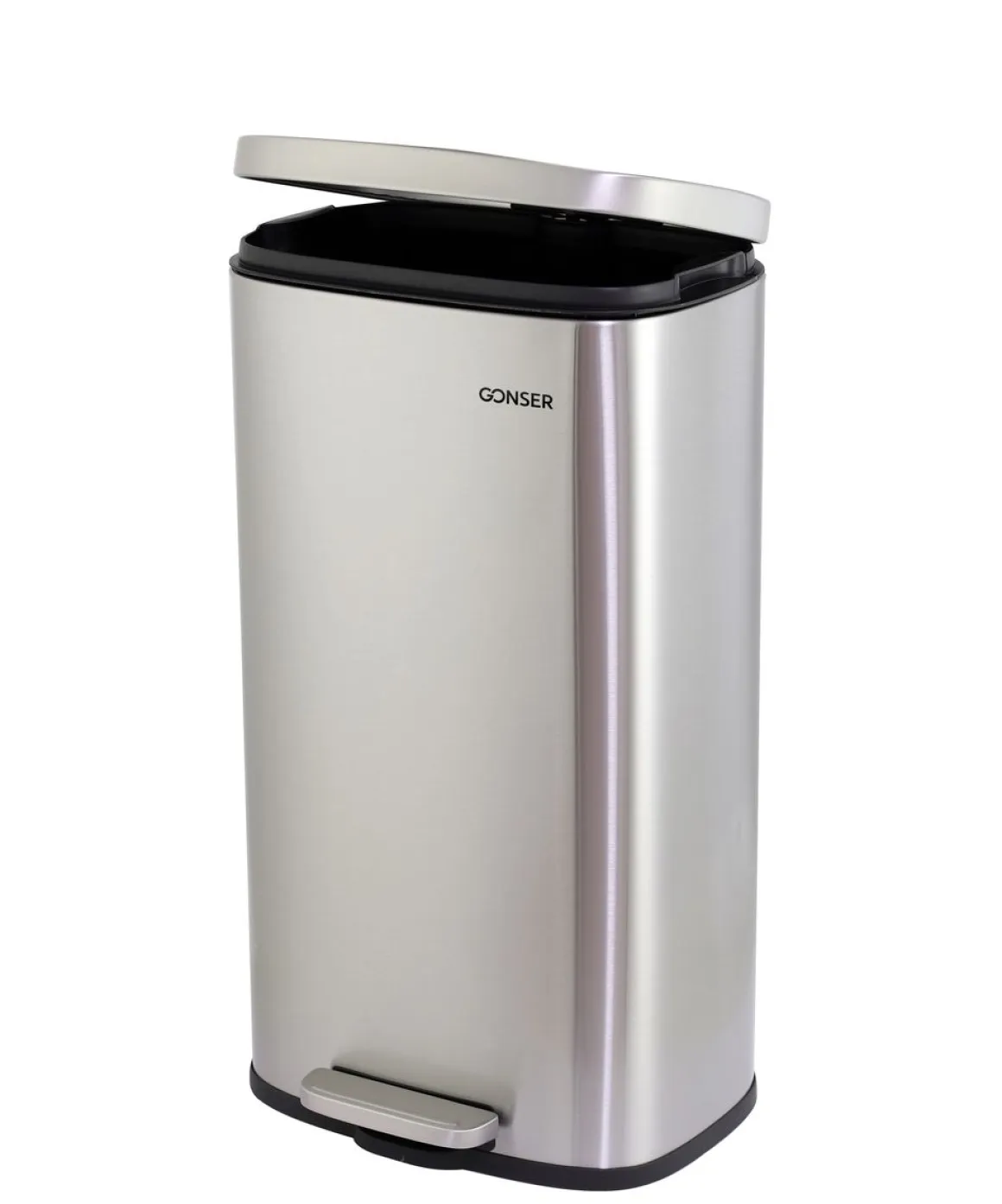 Abfalleimer Edelstahl 30L