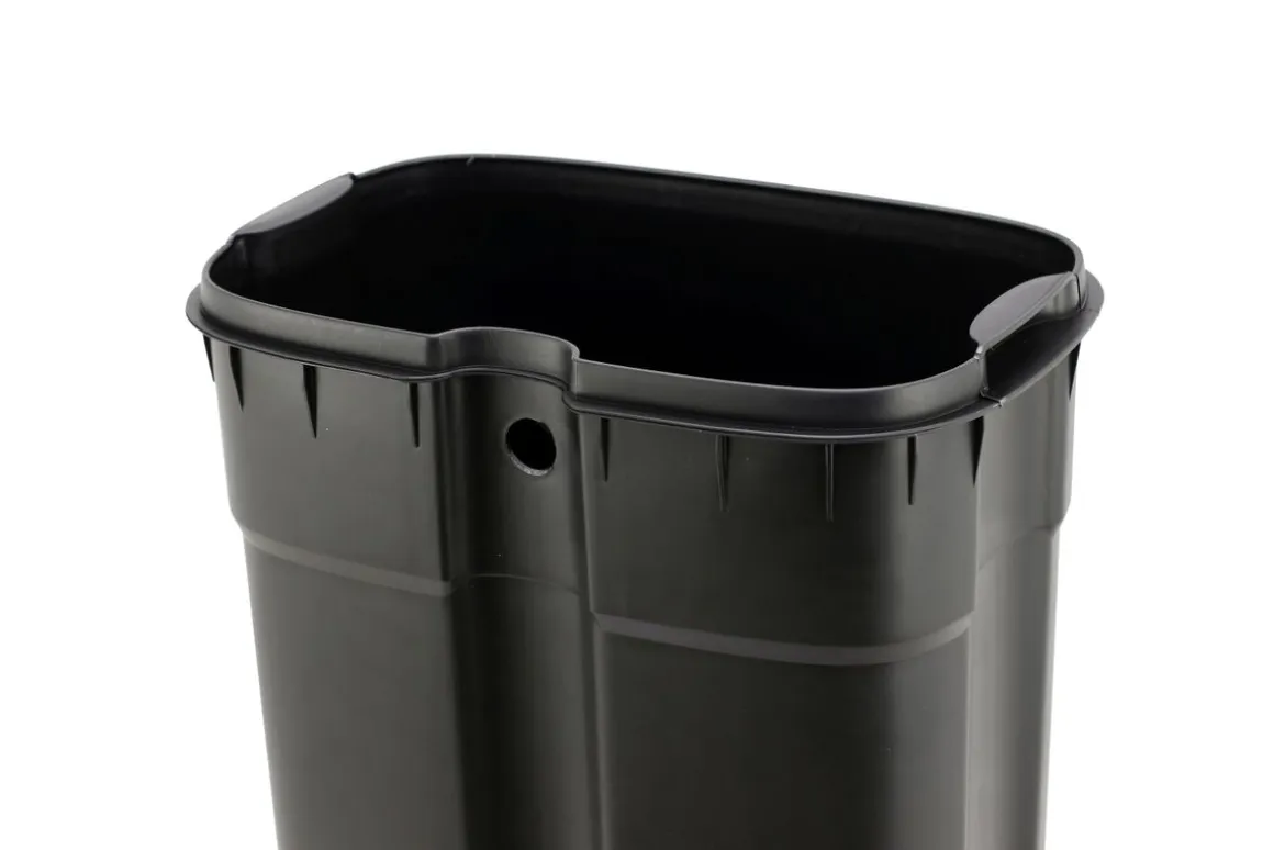 Abfalleimer Edelstahl 30L
