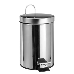 Abfalleimer Edelstahl 3L silber