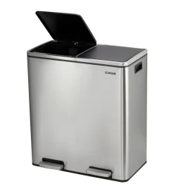 Abfalleimer 2 Fächer 60L