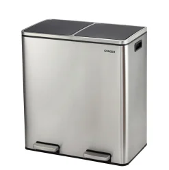 Abfalleimer 2 Fächer 60L