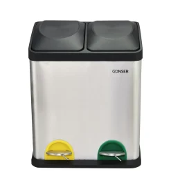 Abfalleimer 2 Fächer 30L