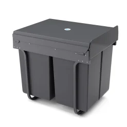 Abfalleimer 2 Fächer 40L