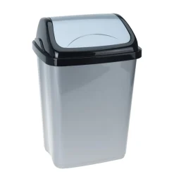 Abfalleimer 10L anthrazit/schwarz