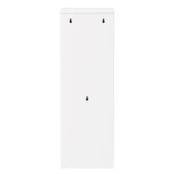 Abfalleimer Metall 2 Fächer 34L weiss