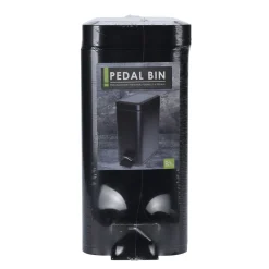 Abfalleimer Metall 5L schwarz
