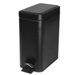 Abfalleimer Metall 5L schwarz