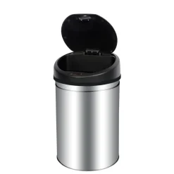 Abfalleimer mit Sensor 30L chrom