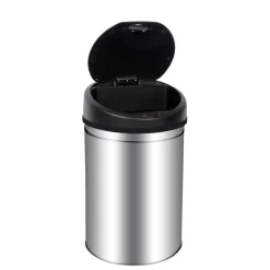 Abfalleimer mit Sensor 30L chrom
