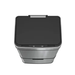 Abfalleimer mit Sensor 72L silber