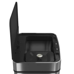 Abfalleimer mit Sensor 72L silber
