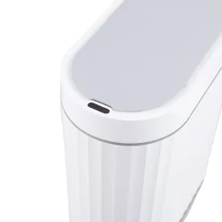 Abfalleimer mit Sensor 7L weiss/grau