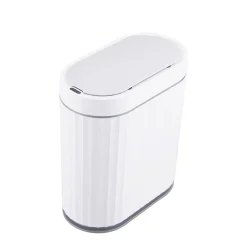 Abfalleimer mit Sensor 7L weiss/grau