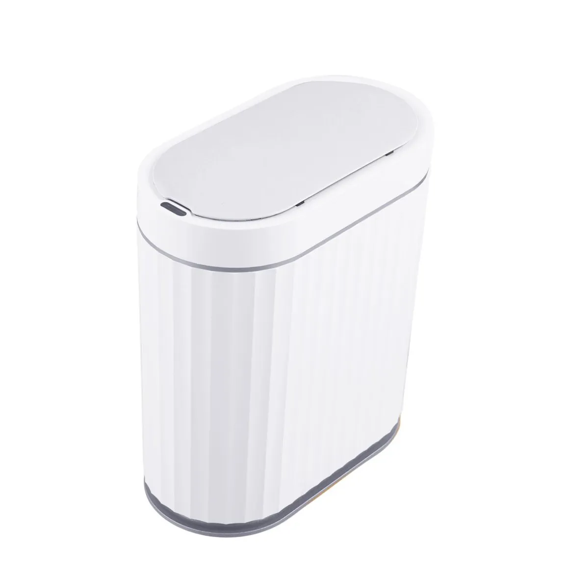 Abfalleimer mit Sensor 7L weiss/grau