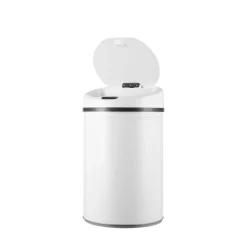 Abfalleimer mit Sensor 30L weiss