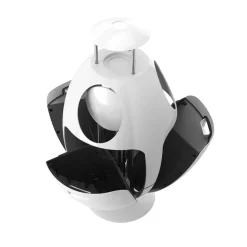 Abfalleimer oval 3 Fächer 54L weiss