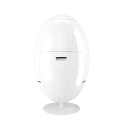 Abfalleimer oval 3 Fächer 54L weiss