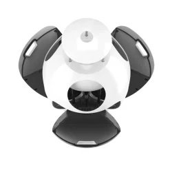 Abfalleimer oval 3 Fächer 54L weiss