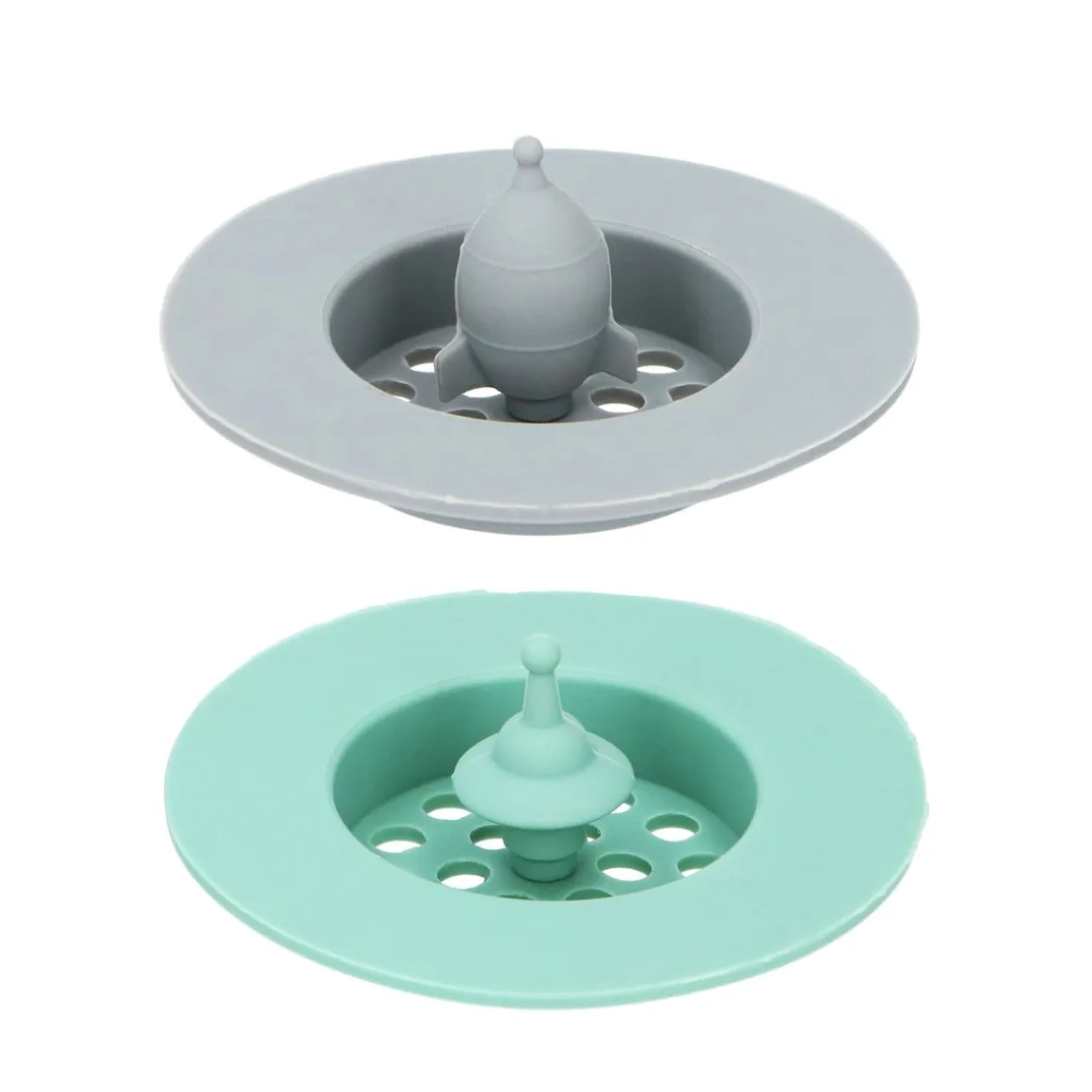Abflusssieb Set Silikon 7 cm 2-teilig