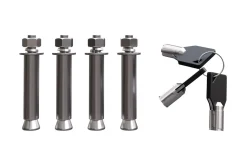 Absperrpfosten Poller klappbar 65 cm