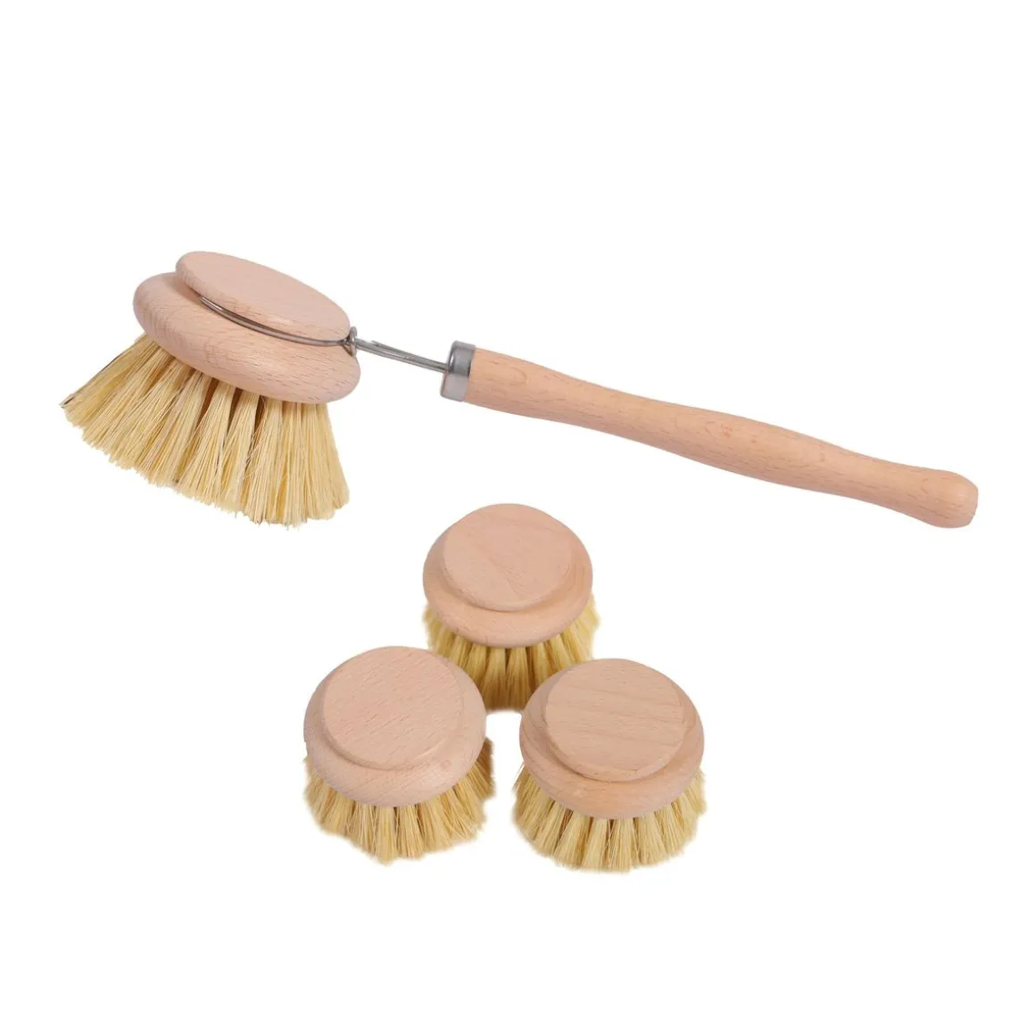 Abwaschbürste Holz 4er Set