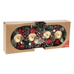 Adventskranz rechteckig 40 x 15 cm