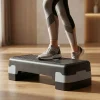 Aerobic Stepper höhenverstellbar schwarz/grau