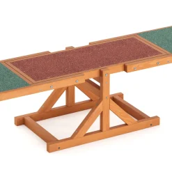 Agility Hundewippe 179 x 30 cm natur/grün/rot