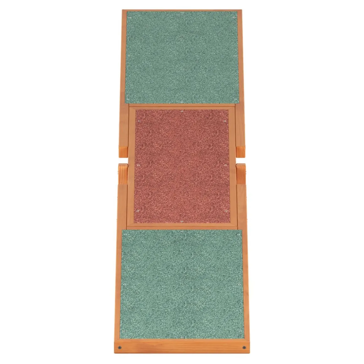 Agility Hundewippe 179 x 30 cm natur/grün/rot