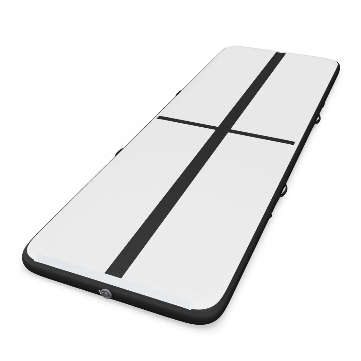Airtrack Gymnastikmatte 3 m schwarz