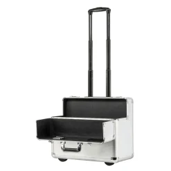 Aktenkoffer Trolley silber