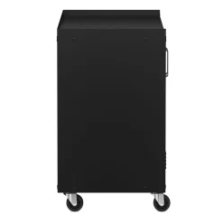 Aktenschrank MAKSIMUS 2 Türen 77 x 80 cm anthrazit/schwarz