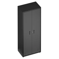 Aktenschrank MAKSIMUS 77 x 190 cm anthrazit/schwarz