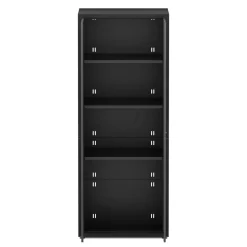 Aktenschrank MAKSIMUS 77 x 190 cm anthrazit/schwarz