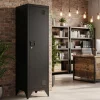 Aktenschrank mit 3 Böden ANTEY 38 x 137 cm schwarz