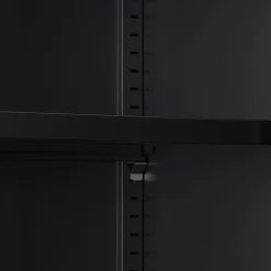 Aktenschrank mit 3 Böden ANTEY 38 x 137 cm schwarz
