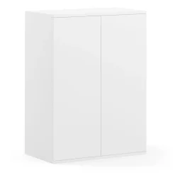 Aktenschrank mit 2 Böden RAKEL 60 x 81 cm weiss