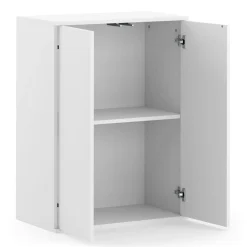 Aktenschrank mit 2 Böden RAKEL 60 x 81 cm weiss
