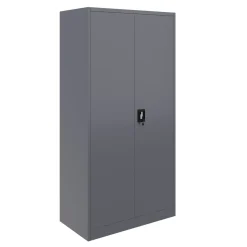 Aktenschrank mit 5 Böden 90 x 180 cm anthrazit