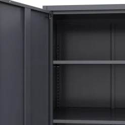 Aktenschrank mit 5 Böden 90 x 180 cm anthrazit