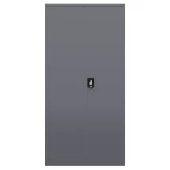 Aktenschrank mit 5 Böden 90 x 180 cm anthrazit